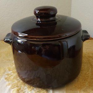 Vintage Dinnerware West Bend Bean Pot Crock 7"